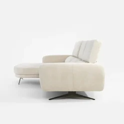 Narożnik z regulacją siedziska biały ILUSIO MINI lewy