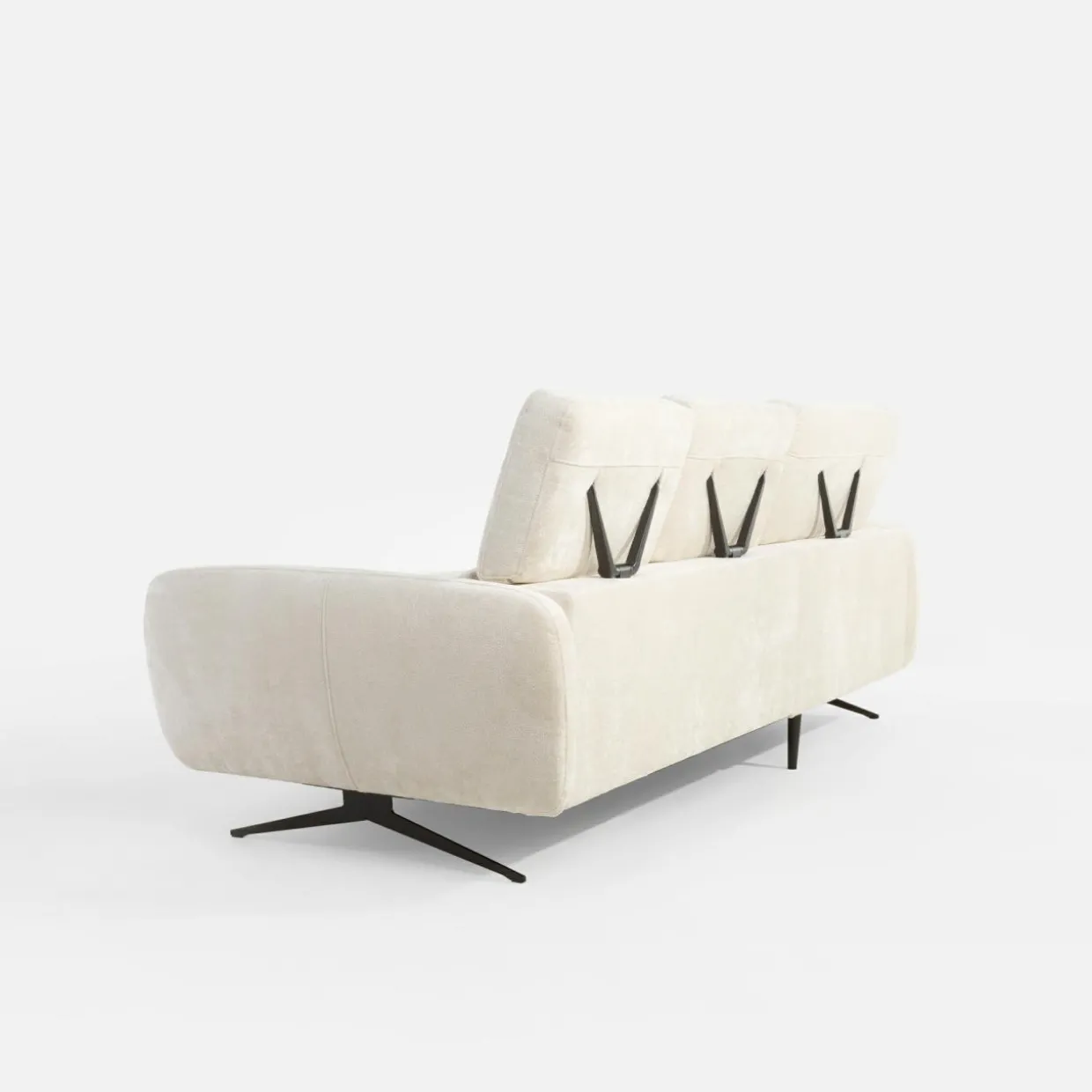 Narożnik z regulacją siedziska biały ILUSIO MINI lewy