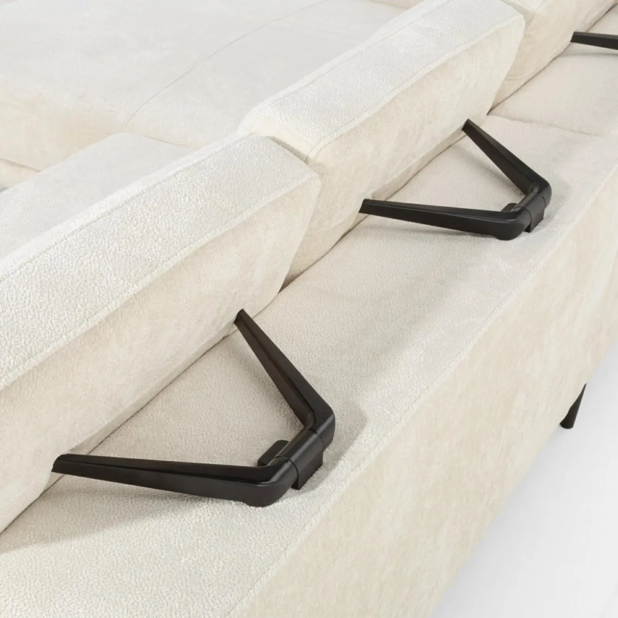 Narożnik z regulacją siedziska biały ILUSIO MINI lewy