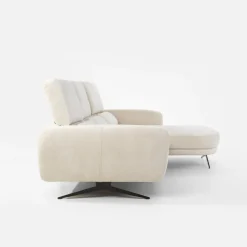 Narożnik z regulacją siedziska biały ILUSIO MINI prawy