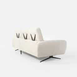 Narożnik z regulacją siedziska biały ILUSIO MINI prawy