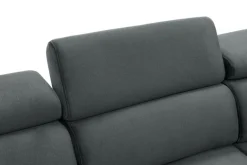 Narożnik z regulacją zagłówków grafitowy MAROLA lewy