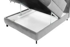 Narożnik z regulacją zagłówków jasnoszary MAROLA lewy