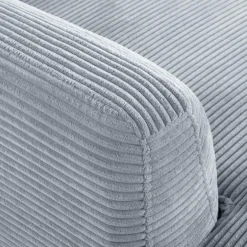 Narożnik z regulowanym siedziskiem szary ALISSON S prawy