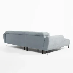 Narożnik z regulowanym siedziskiem szary ALISSON S lewy