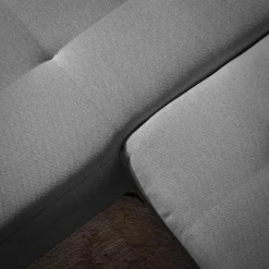 Narożnik z regulowanymi zagłówkami szary MONSON