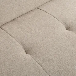 Narożnik z regulowanymi zagłówkami szary LARA prawy