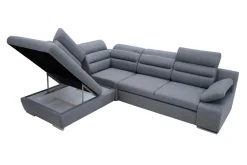 Narożnik z regulowanymi zagłówkami GRECO lewy