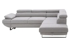 Narożnik z regulowanymi zagłówkami szary GIO prawy