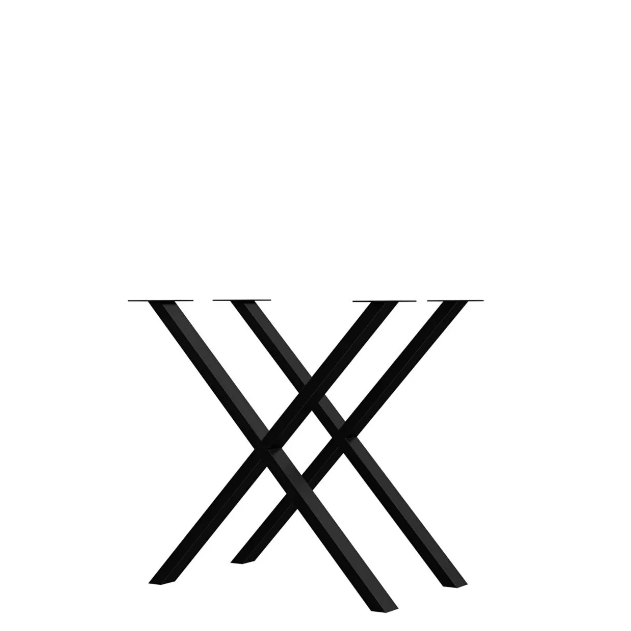 Nogi metalowe typu X do stołu MODUL