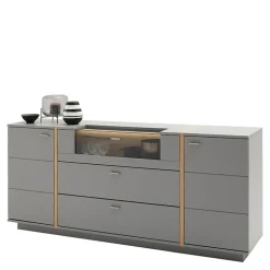 Nowoczesna komoda z szufladami i szybą SEVILLA