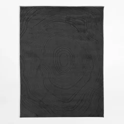 Nowoczesny dywan ACTION, czarny, 120x160 cm