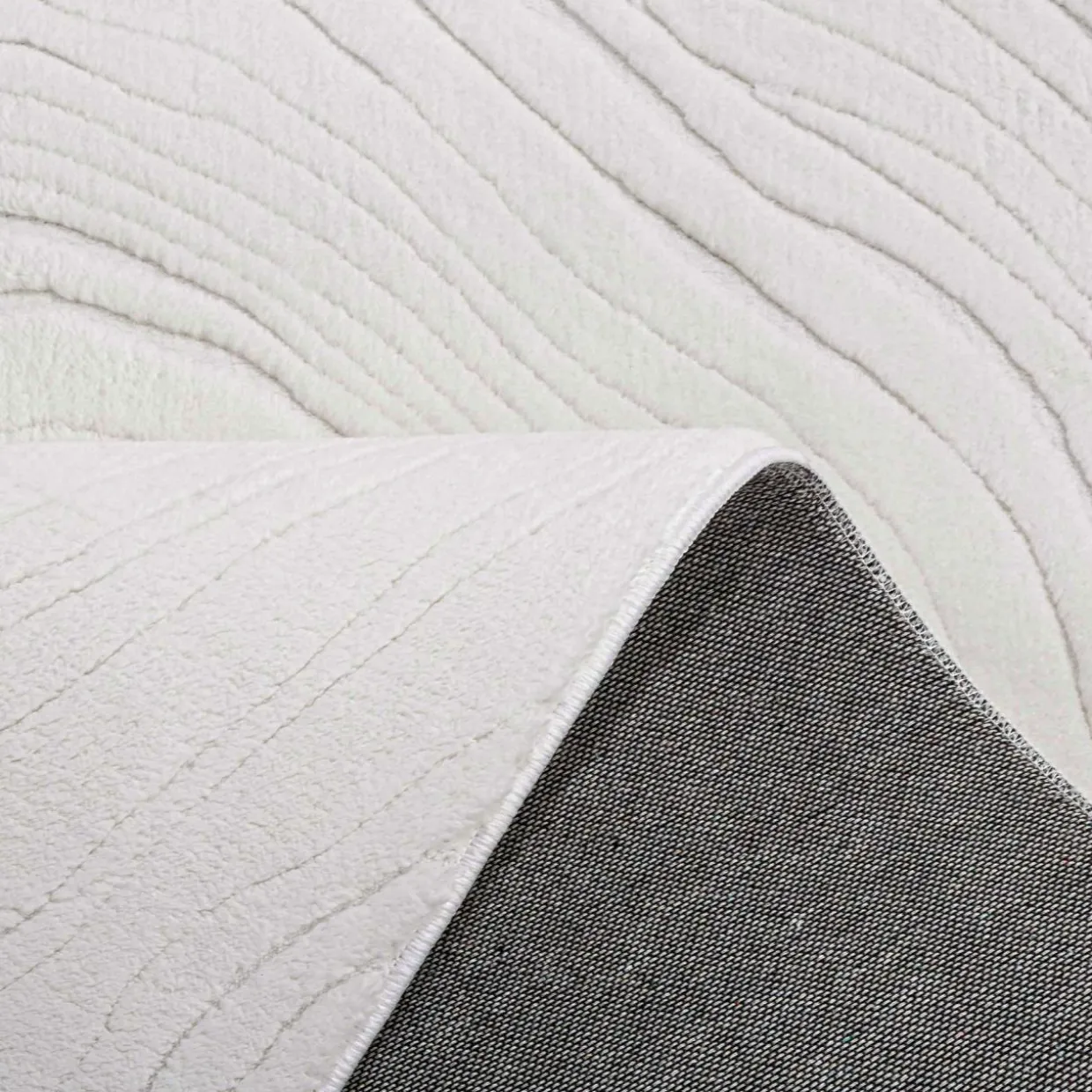 Nowoczesny dywan ACTION, kremowy, 80x150 cm