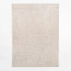 Nowoczesny dywan MODERNO, kremowy, 160x230 cm