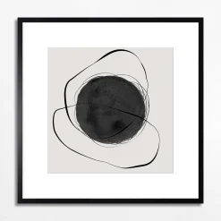 Obraz abstrakcyjny CHAOTIC CIRCLE I 50x50 cm