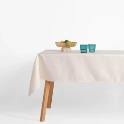 Obrus żakardowy beżowy ORCHID 110x160 cm