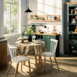 Obrus bawełniany okrągły PLANTIS 140 cm