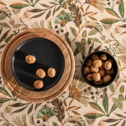 Obrus bawełniany okrągły PLANTIS 140 cm