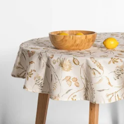 Obrus bawełniany okrągły VENTUS 140 cm