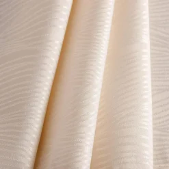 Obrus beżowy w falowane linie WAVES 140x280 cm