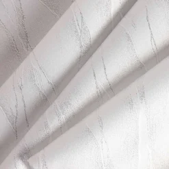 Obrus biały w srebrny marmur LYMIO 40x120 cm