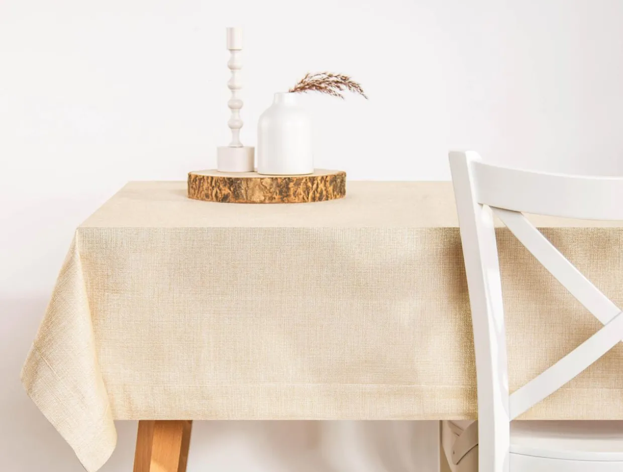 Obrus do jadalni beżowy MILANI 110x160 cm