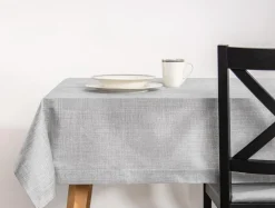 Obrus do jadalni szary MILANI 140x220 cm
