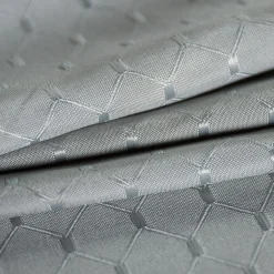 Obrus geometryczny szary KLARA 140x240 cm