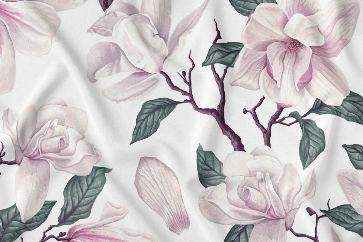 Obrus na stół w kwiaty 140x280 cm