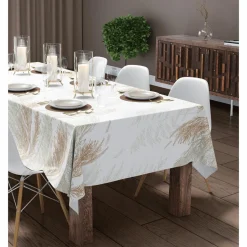 Obrus na stół z motywem roślinnym 110x160 cm