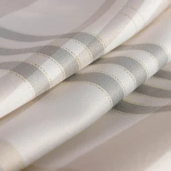 Obrus w kratę kremowy CHECK 110x160 cm