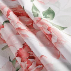 Obrus w różowe kwiaty GARDENA 110X160 cm