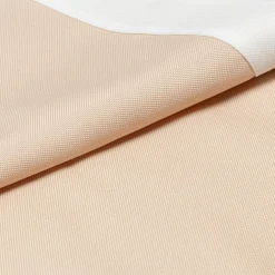 Obrus z listwą beżowo-biały CADRE 110x160 cm