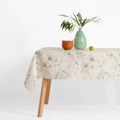 Obrus z lnem w liście GARDENA 110x160 cm