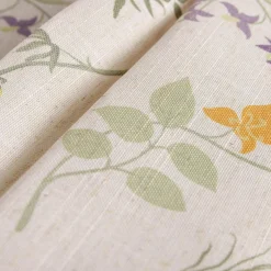 Obrus z lnem w polne kwiaty GARDENA 140x240 cm