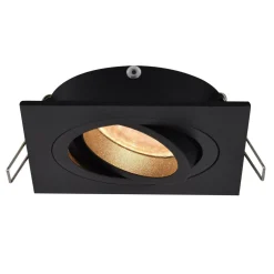 Oprawa halogenowa wpuszczana czarna CHUCK