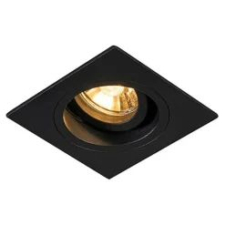 Oprawa helogenowa wpuszczana czarna CHUCK DL SQUARE