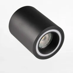 Oprawa natynkowa FALCO okrągła czarna