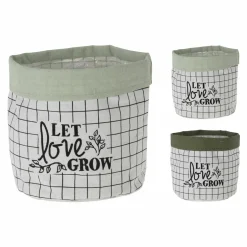 Osłonka na doniczkę materiałowa MIX 17 cm