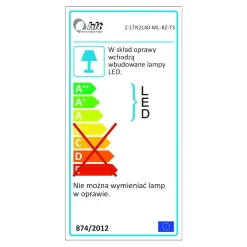 Oświetlenie pionowe LED LUMEN Q+TREND 214 cm, barwa zimna