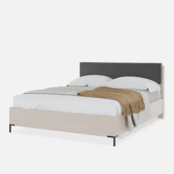 Panel tapicerowany czarny do wezgłowia CREMONA 36x160 cm