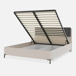 Panel tapicerowany czarny do wezgłowia CREMONA 36x160 cm