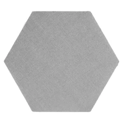 Panel tapicerowany FIBI HEXAGON 20x20, szary