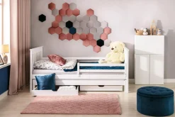 Panel tapicerowany FIBI HEXAGON 20x20, atramentowy