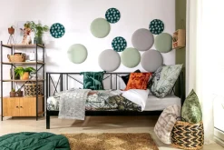 Panel tapicerowany FIBI KOŁO 30, szary