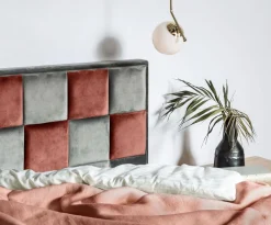 Panel tapicerowany FIBI PROSTOKĄT 45x30, atramentowy