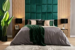 Panel tapicerowany FIBI PROSTOKĄT 45x30 cm, butelkowana zieleń