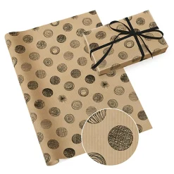 Papier prezentowy KRAFT MIX 70x200 cm