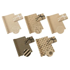 Papier prezentowy KRAFT MIX 70x200 cm