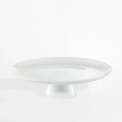 Patera na nodze LILY biała 32 cm